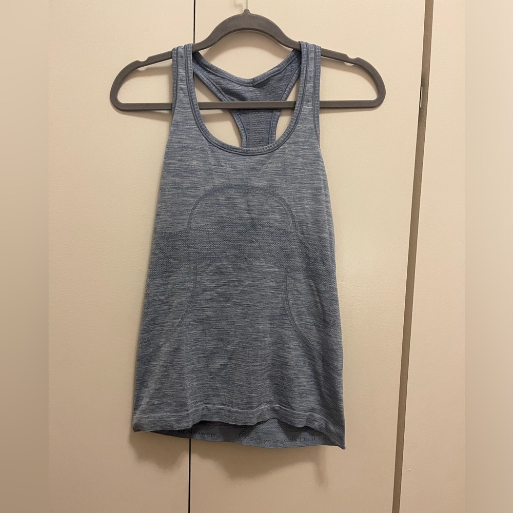 lululemon athletica Blue Tank Top
